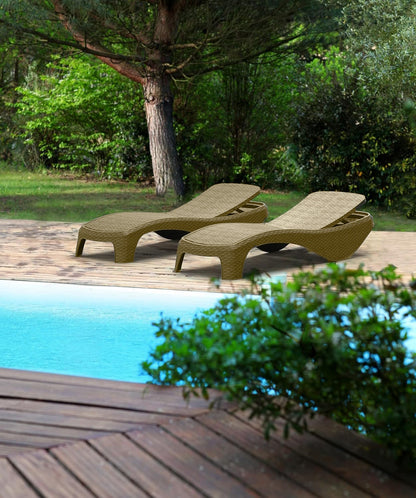 Keter Atlantic Sun Lounger - Beige