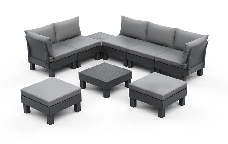Keter Elements 7 Seater Modular Lounge Set