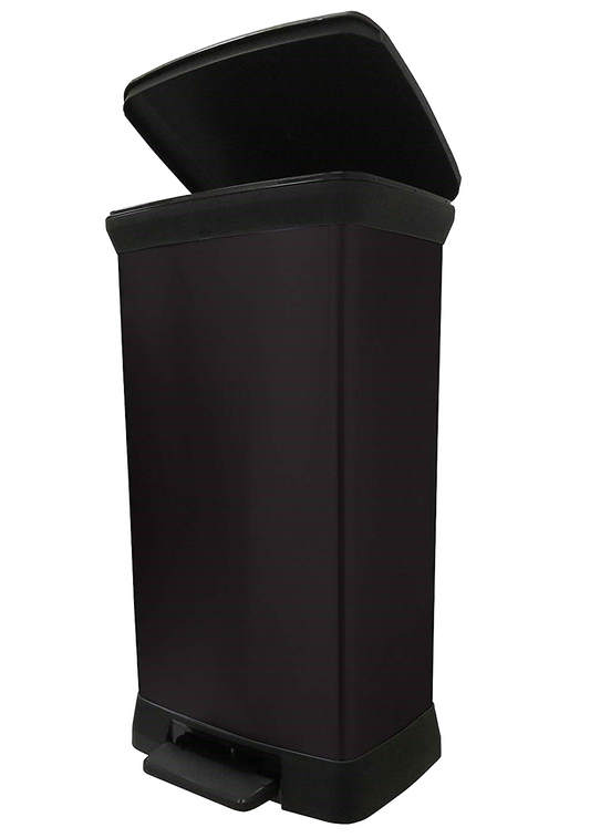 PRE ORDER: OCT. - Curver Deco Pedal Bin - 50L - Black