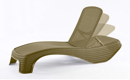 Keter Atlantic Sun Lounger - Beige- 2Pack
