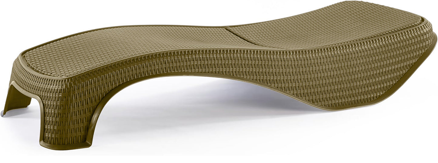 Keter Atlantic Sun Lounger - Beige- 2Pack