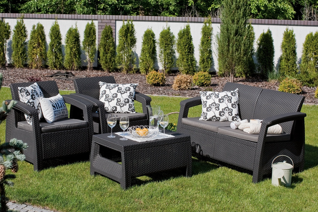 PRE ORDER: OCT. - Keter Corfu 2 Seater Sofa