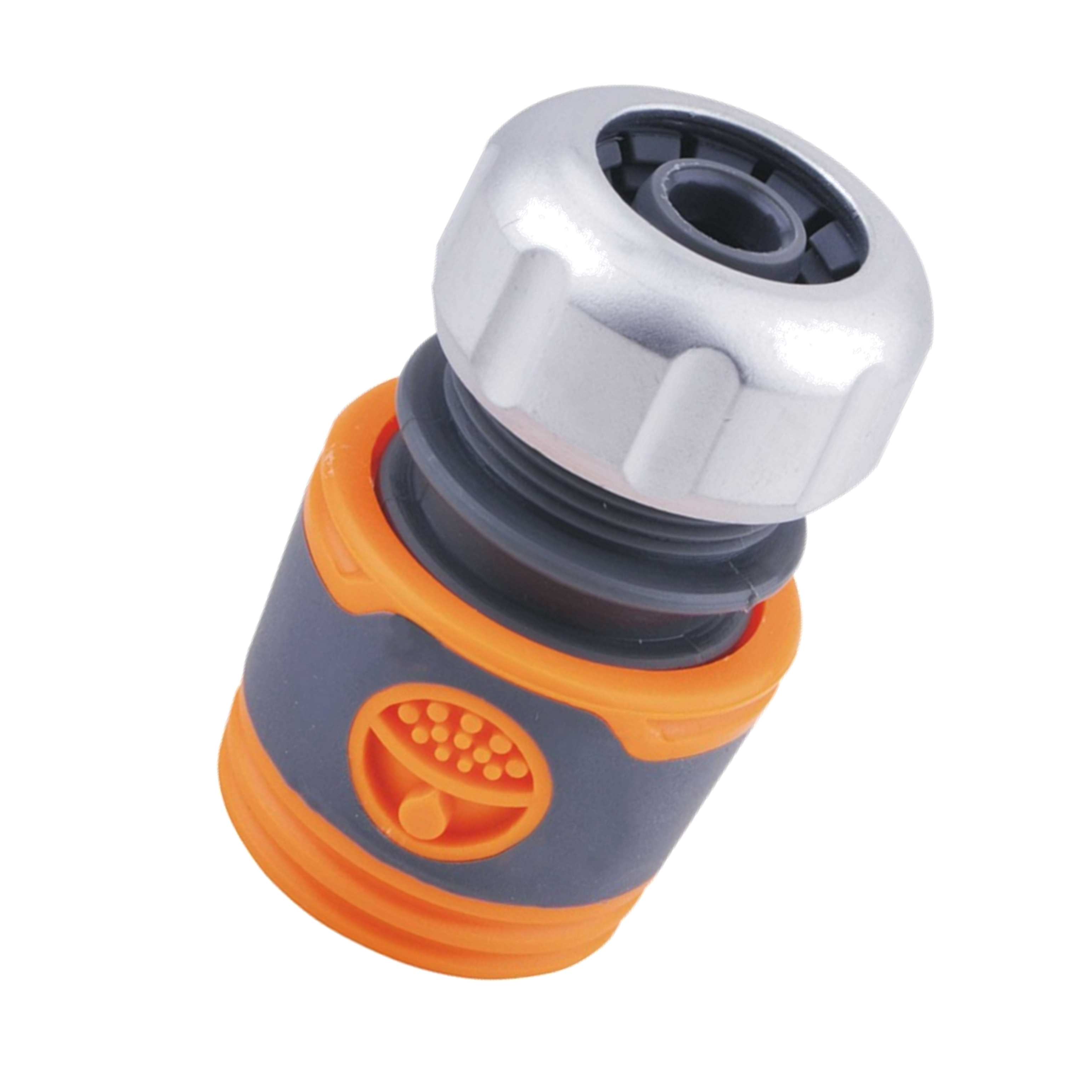 Hose Connector with Soft Grip & Metal Nut- 12mm