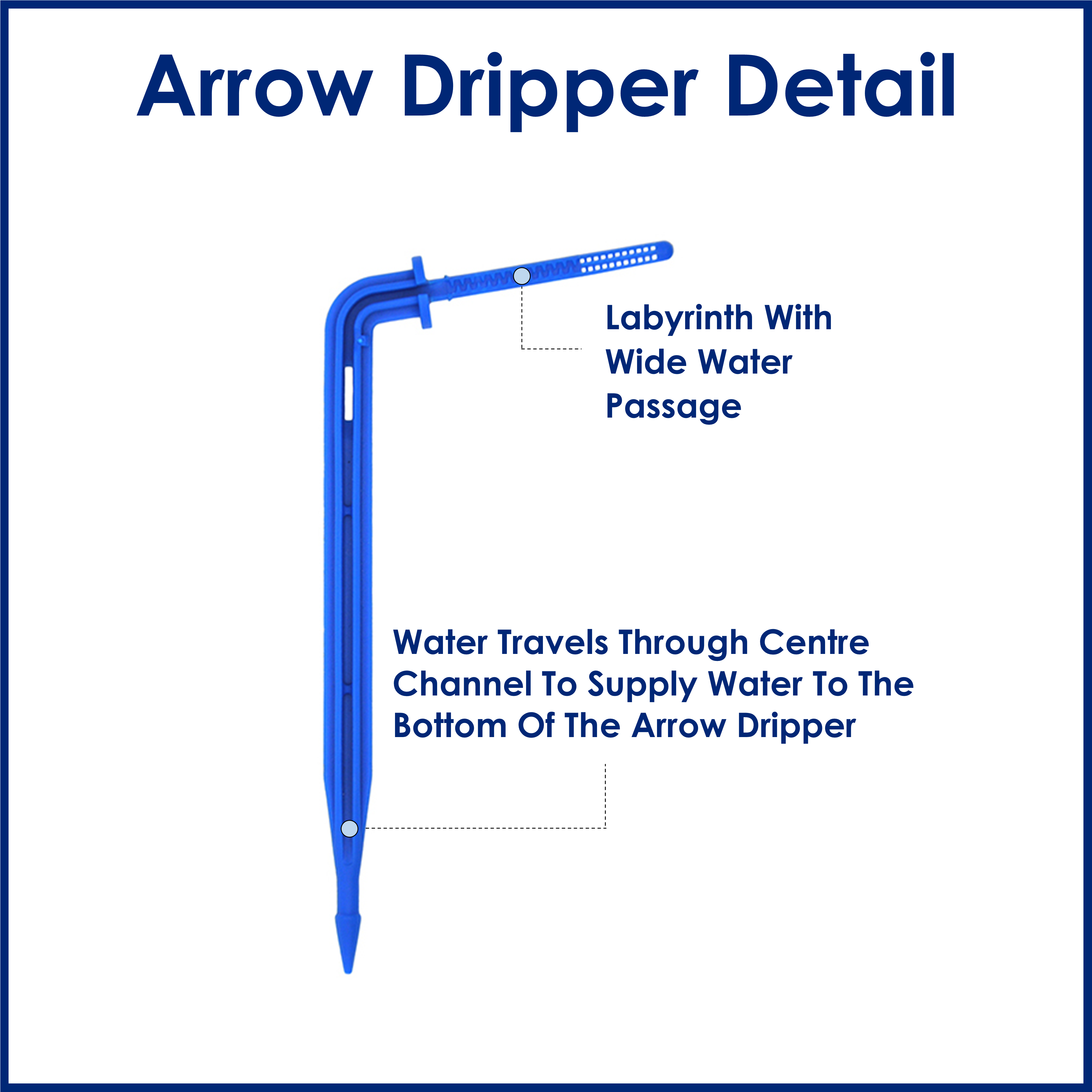 Prosperveil 50 pcs Bend Arrow Dripper émetteur kit dirrigation pour Serre Jardin Fixations 