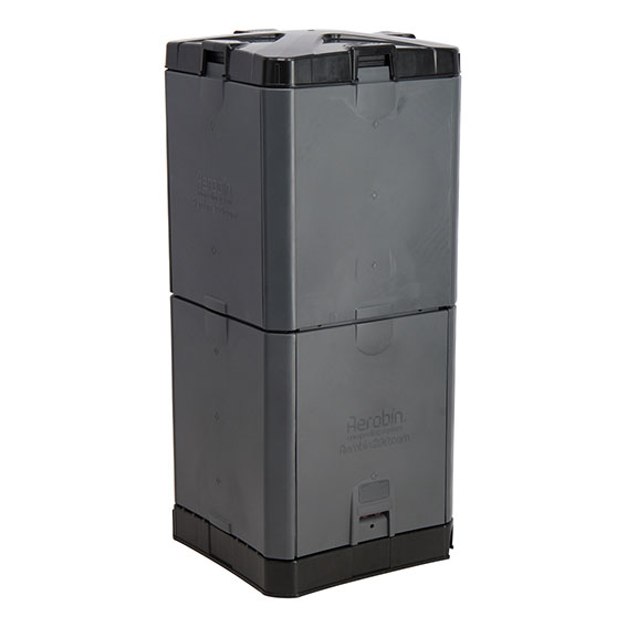 PRE ORDER APRIL – Aerobin Outdoor Compost Bin (200L)- Grey