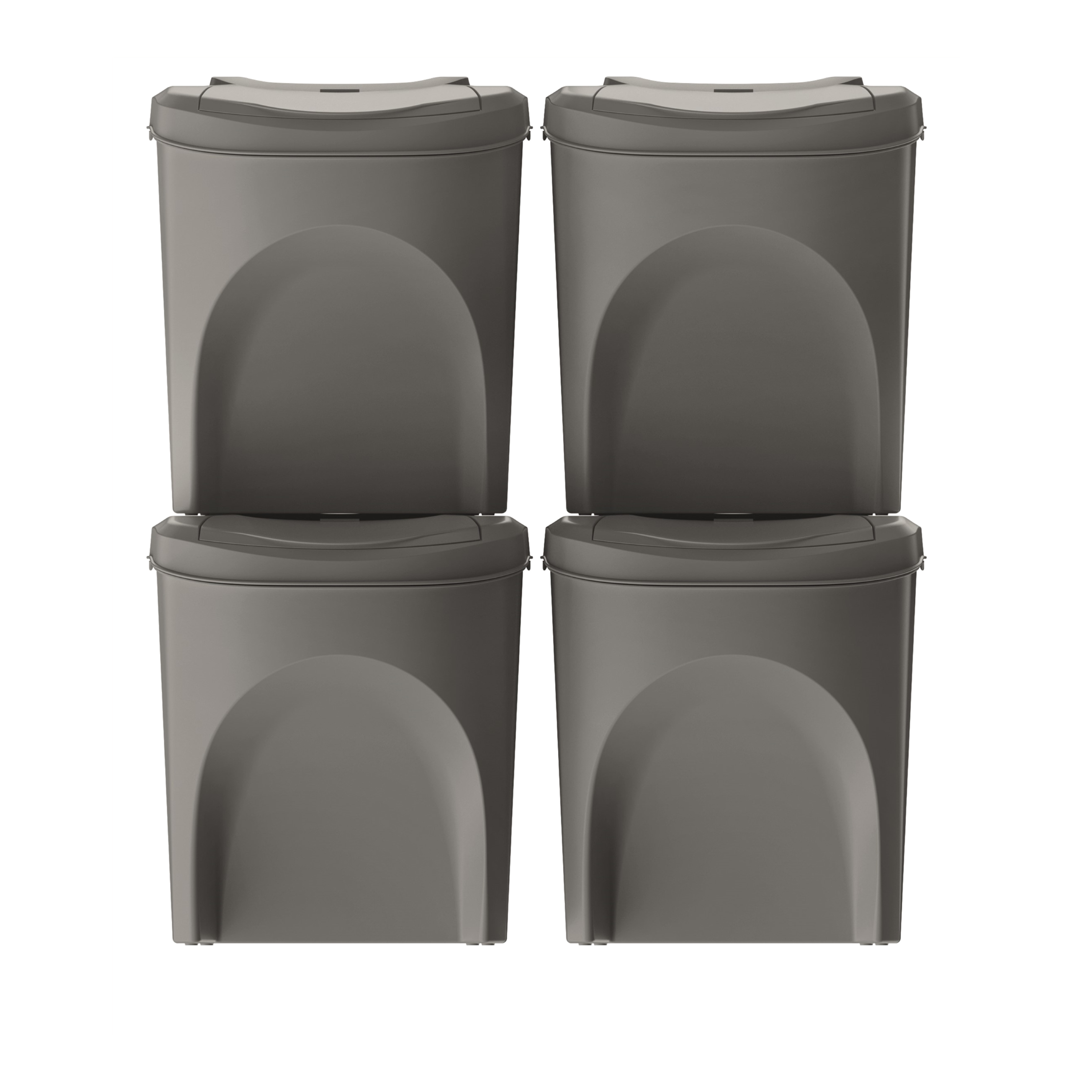 PRE ORDER SEP – 25L SORTIBOX K Waste Separation Bins – Set of 4 – Grey