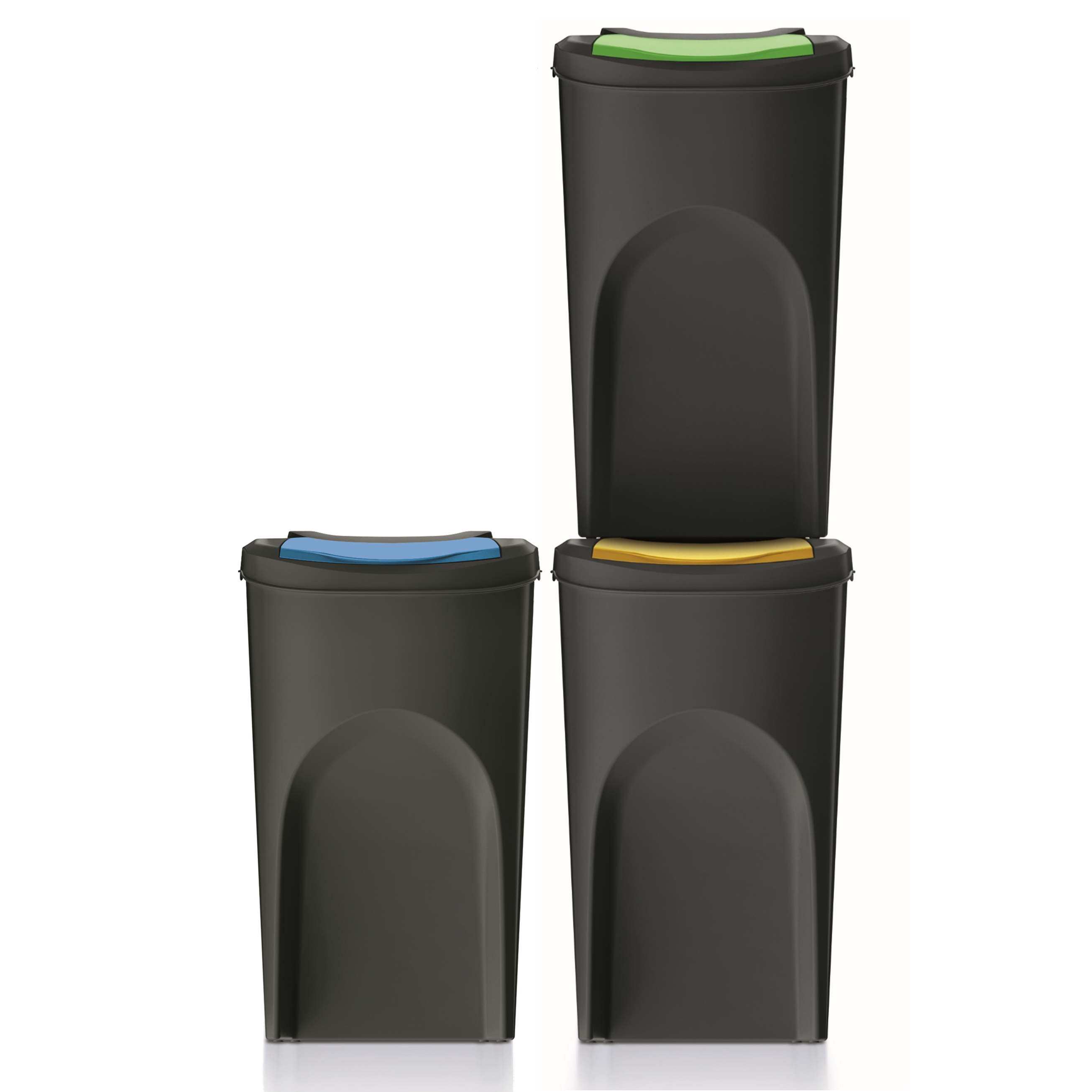 PRE ORDER SEP – 35L SORTIBOX K Waste Separation Bins – Set of 3 – Black