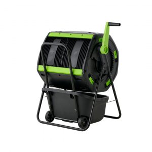 180lt Maze Geared Twin Tumbler with Composting Cart