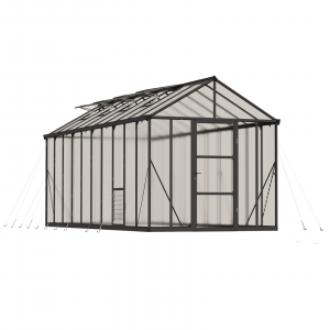GLORY 8′ x 20′ Premium Greenhouse – Grey Frame