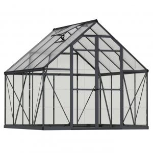 8′ x 8′ Balance Greenhouse – Grey Frame