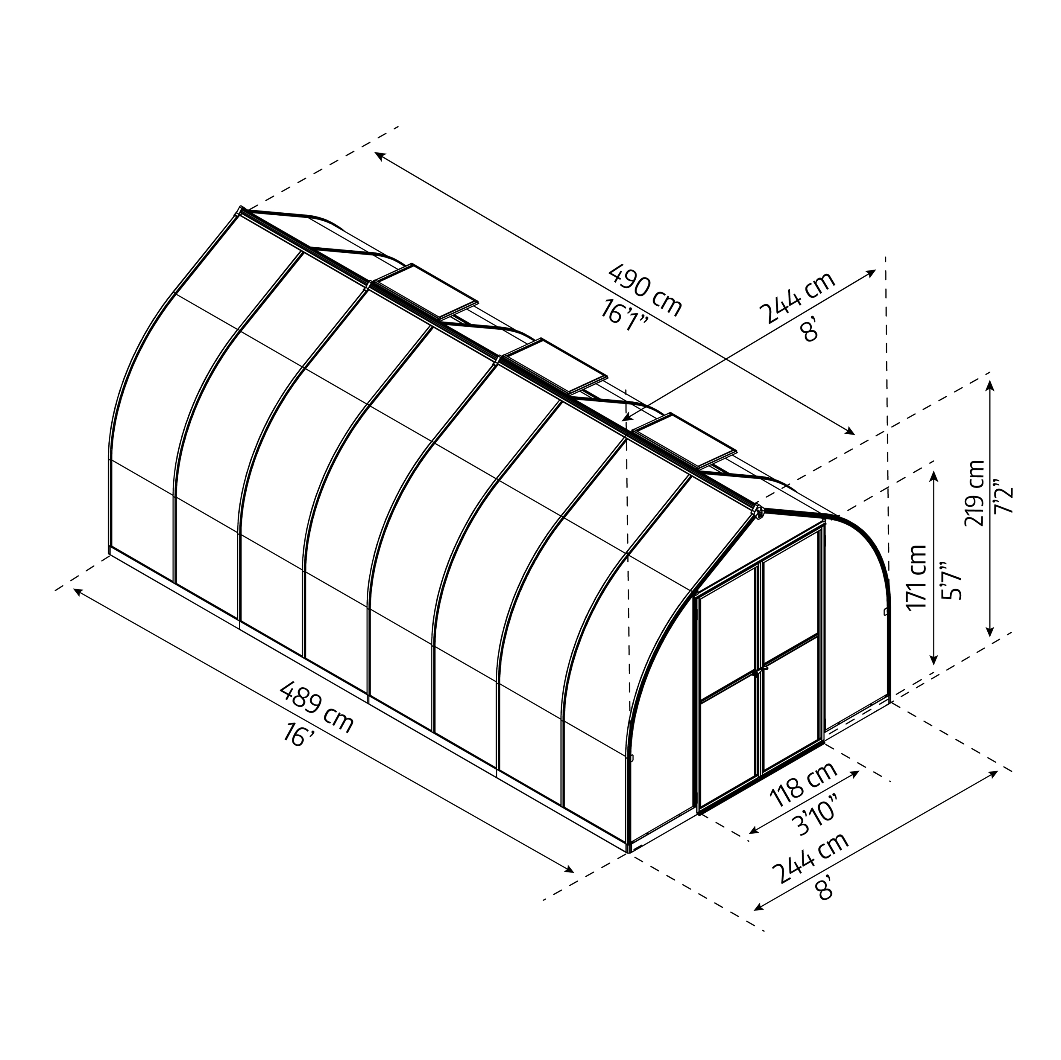 Длина теплицы прямоугольной формы. Теплица Palram – Canopia Balance 8x12. Чертёж теплицы из профильной трубы 3х6м капелька. Чертеж теплицы 6х12. Чертеж теплицы капелька 2х4.